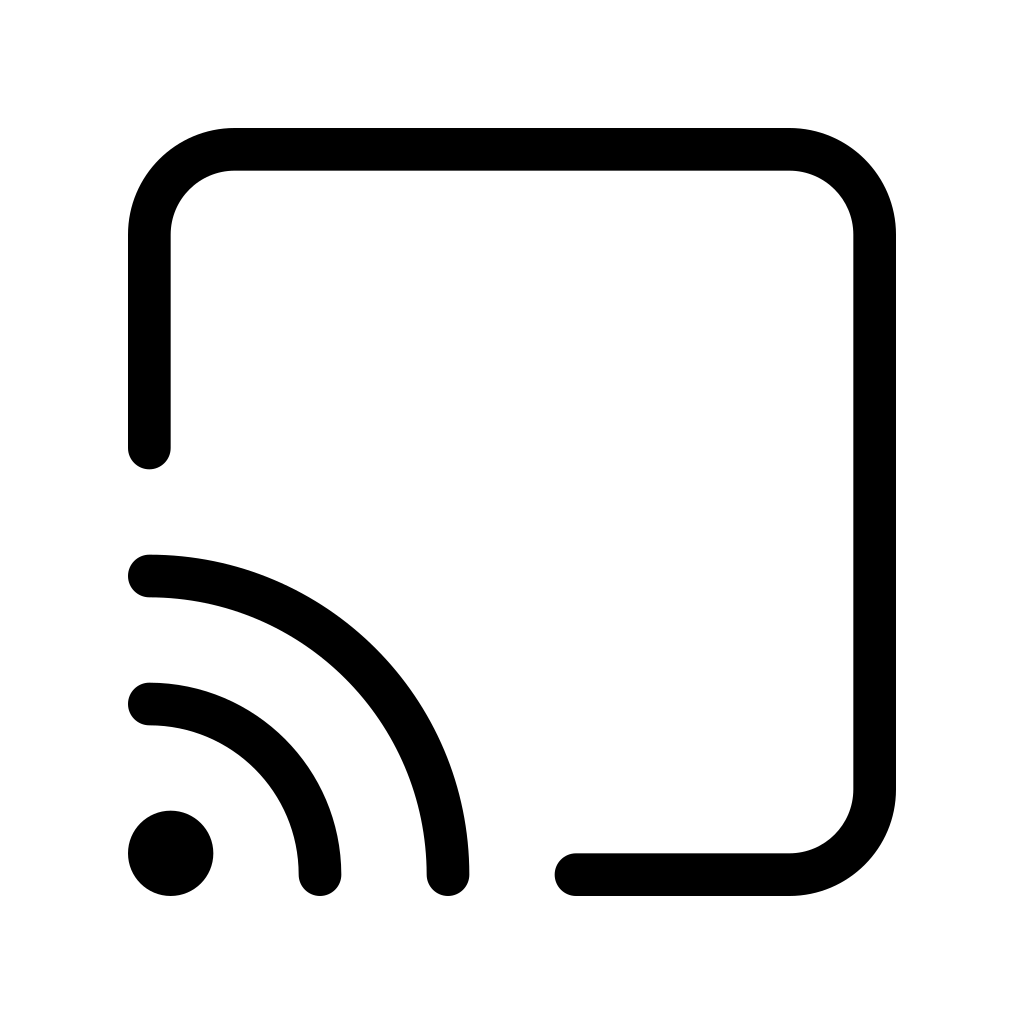 Cast, mirroring, screen mirror icon Download on Iconfinder