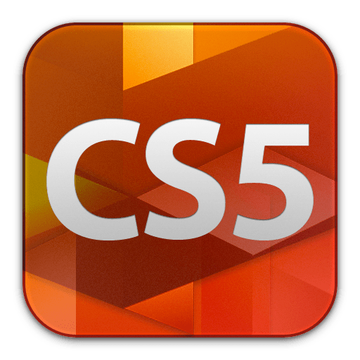 Adobe, cs5, design, standard icon