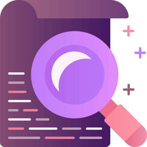 Search, document, file, find, magnifier, page, paper icon Download on