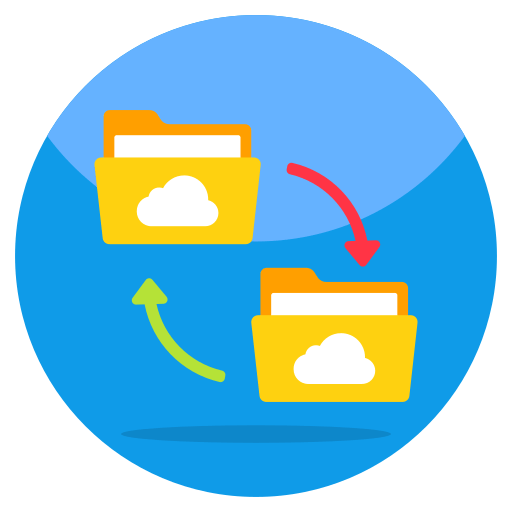 Cloud folder transfer, folder exchange, folder transmission, folder