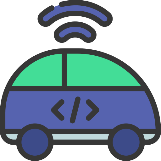 Autonomous, code, programming, developer, self, driving icon Download