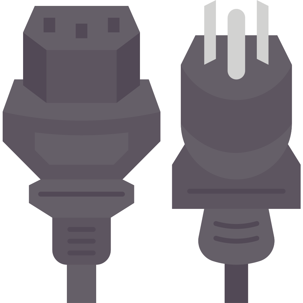 Computer, power, cable, plug, socket icon Download on Iconfinder