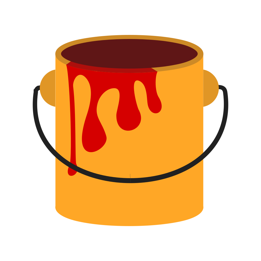 Bucket, colorant, container, paint, paint box, tank icon Download on