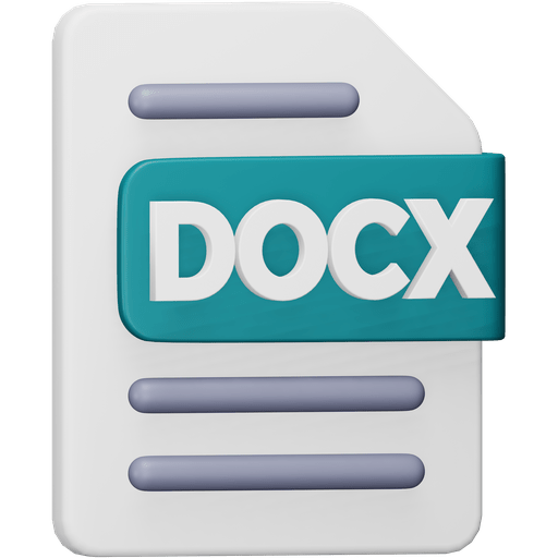 Docx, file, format, page, document, extension, docx file icon