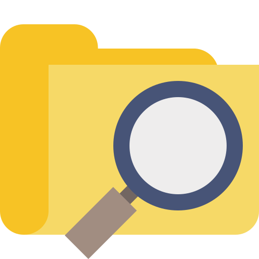 Browse, file, folder, search icon