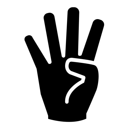 Conversation, counting, digits, enumerate, finger, four fingers