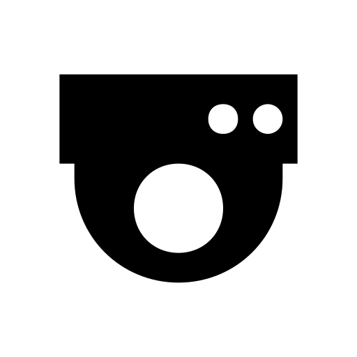 Camera, dome camera icon
