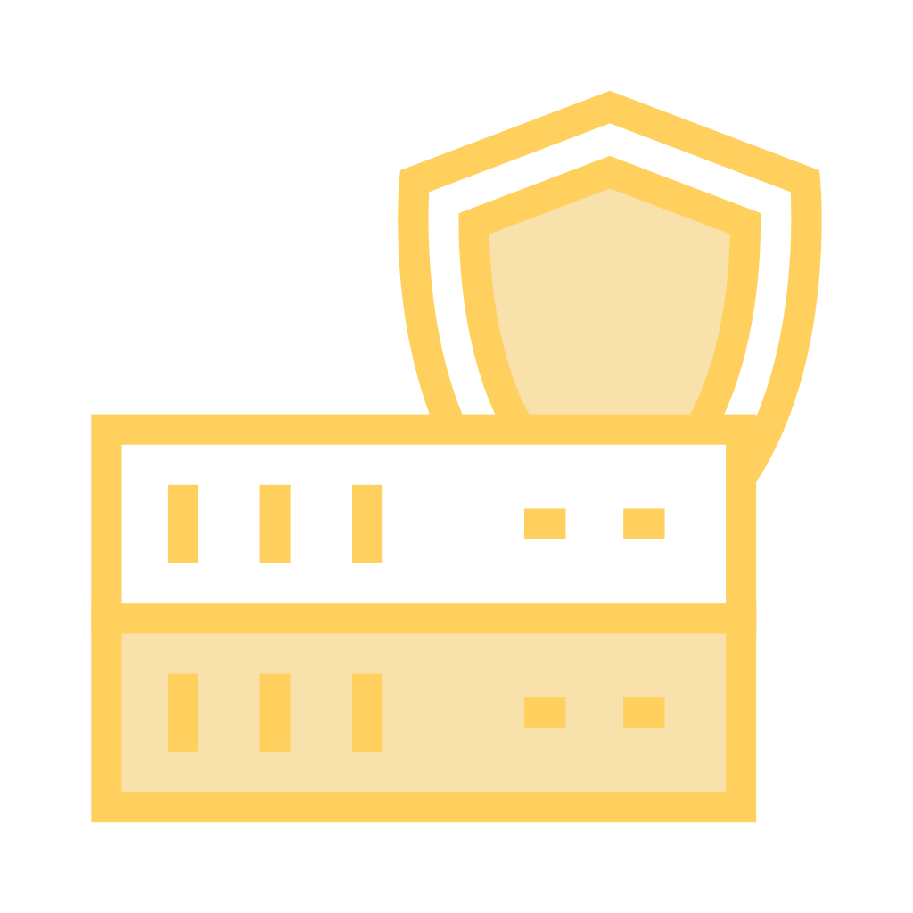 Protection, security, server, shield, storage icon Download on Iconfinder