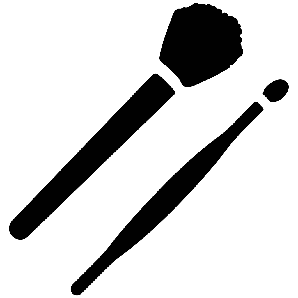 Beauty, brushes, cosmetic, makeup, makeup brush icon Download on