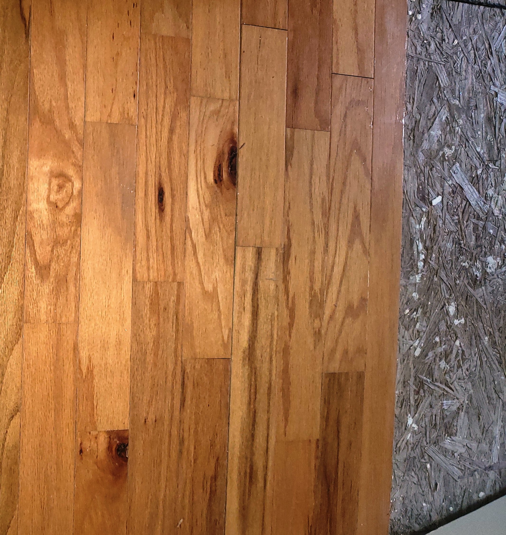 Identifying laminate wood flooring used for plank replacement