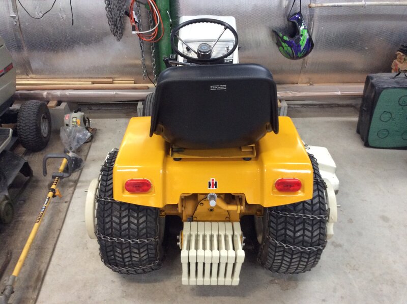 ih cub cadet wheel weights IH Cub Cadet Tractor Forum