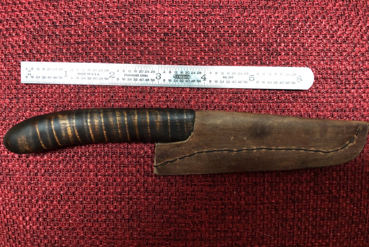 A New Patch Knife out of old straight razor The Muzzleloading Forum