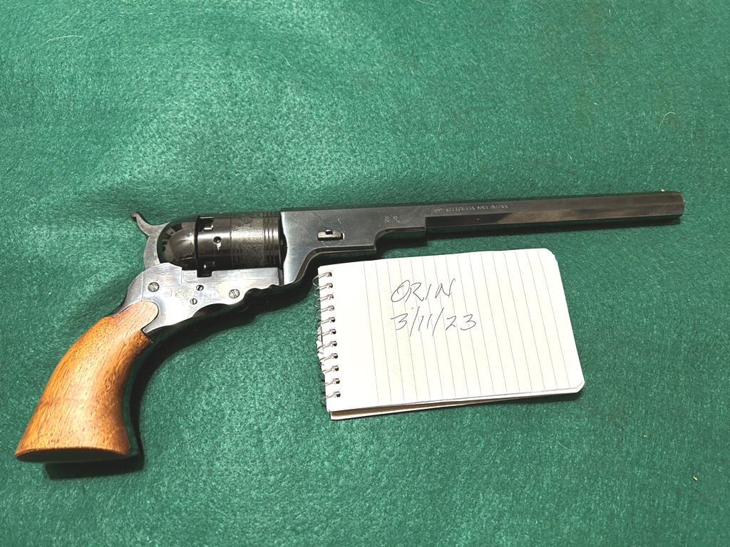 SOLD Texas Paterson Cal. 36 with a 9" Barrel The Muzzleloading Forum
