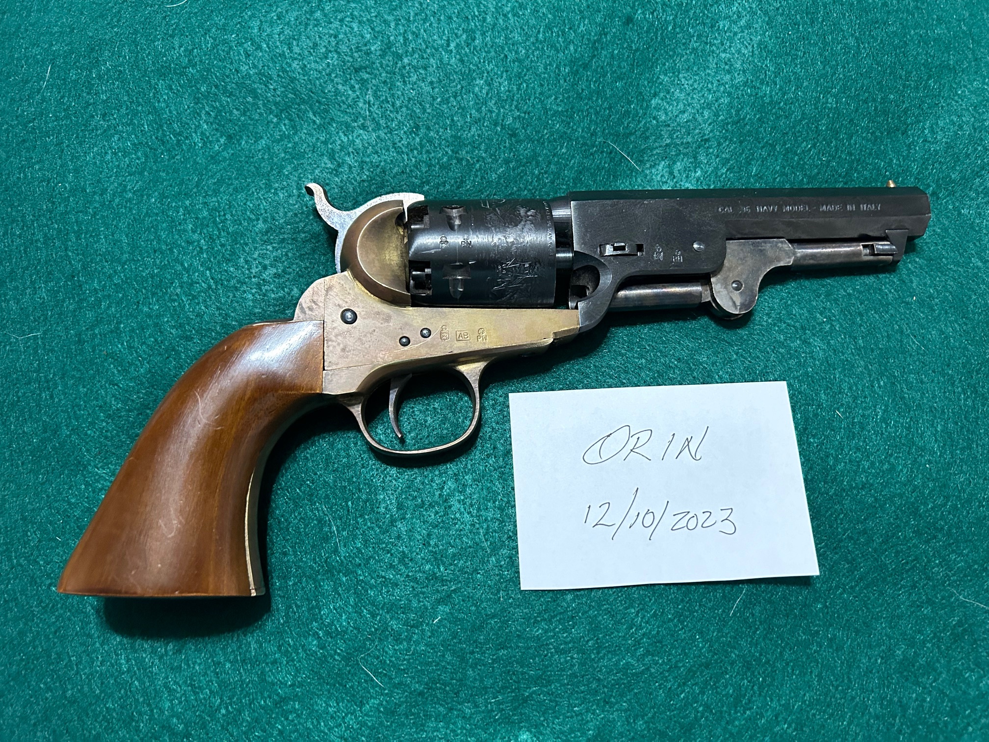 SOLD .36 Cal. Colt Navy Revolver Replica The Muzzleloading Forum