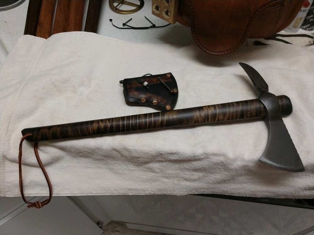 SOLD Large Head Spiked Tomahawk The Muzzleloading Forum