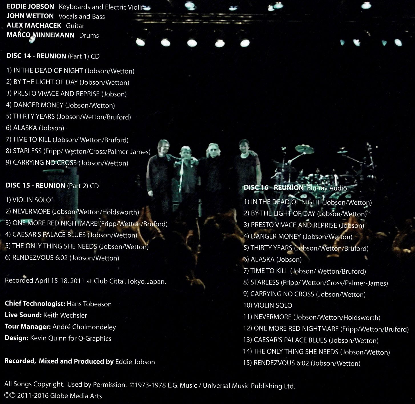 UK Curtain Call 10th Anniversary DVD/BluRay QuadraphonicQuad Home