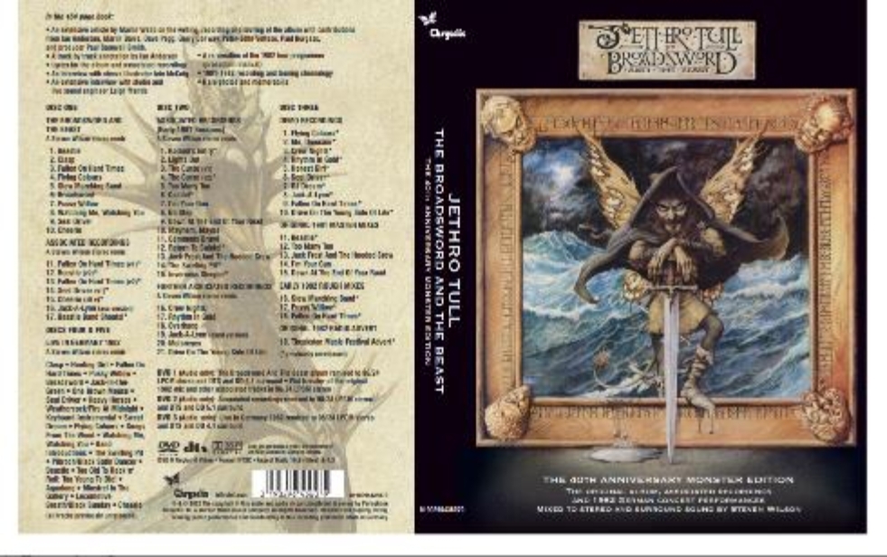 Jethro Tull The Broadsword and the Beast SW remix and sessions coming