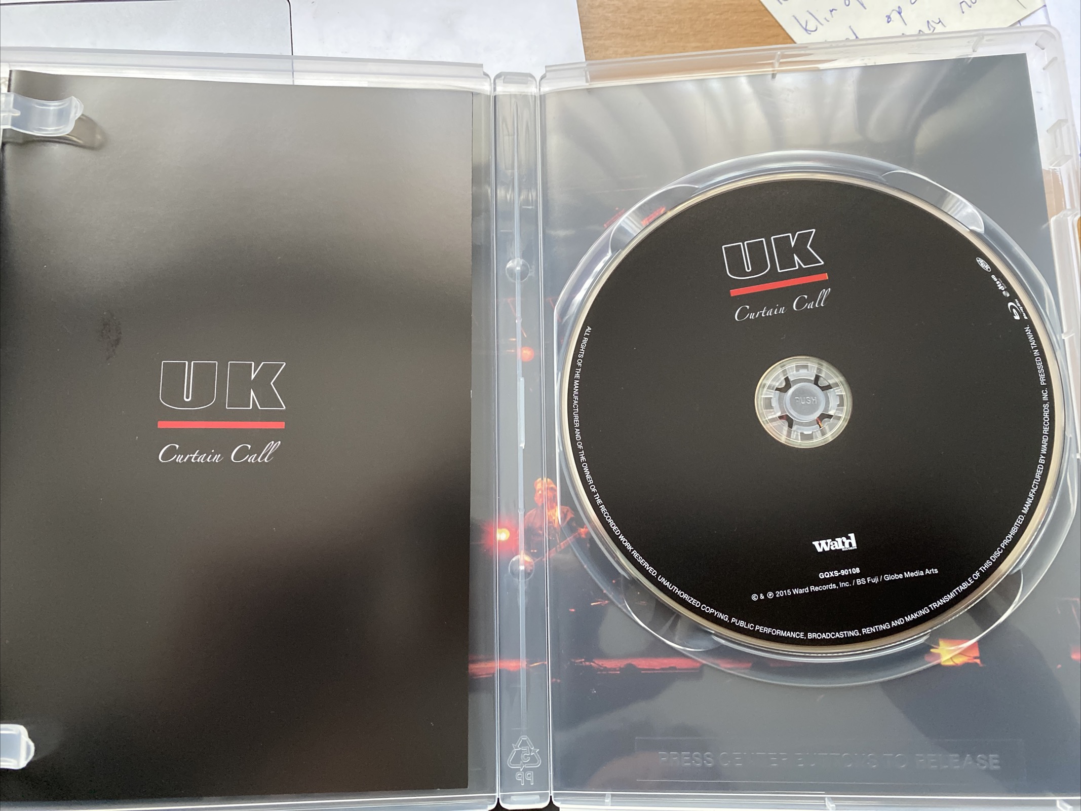 UK Curtain Call 10th Anniversary DVD/BluRay Page 5