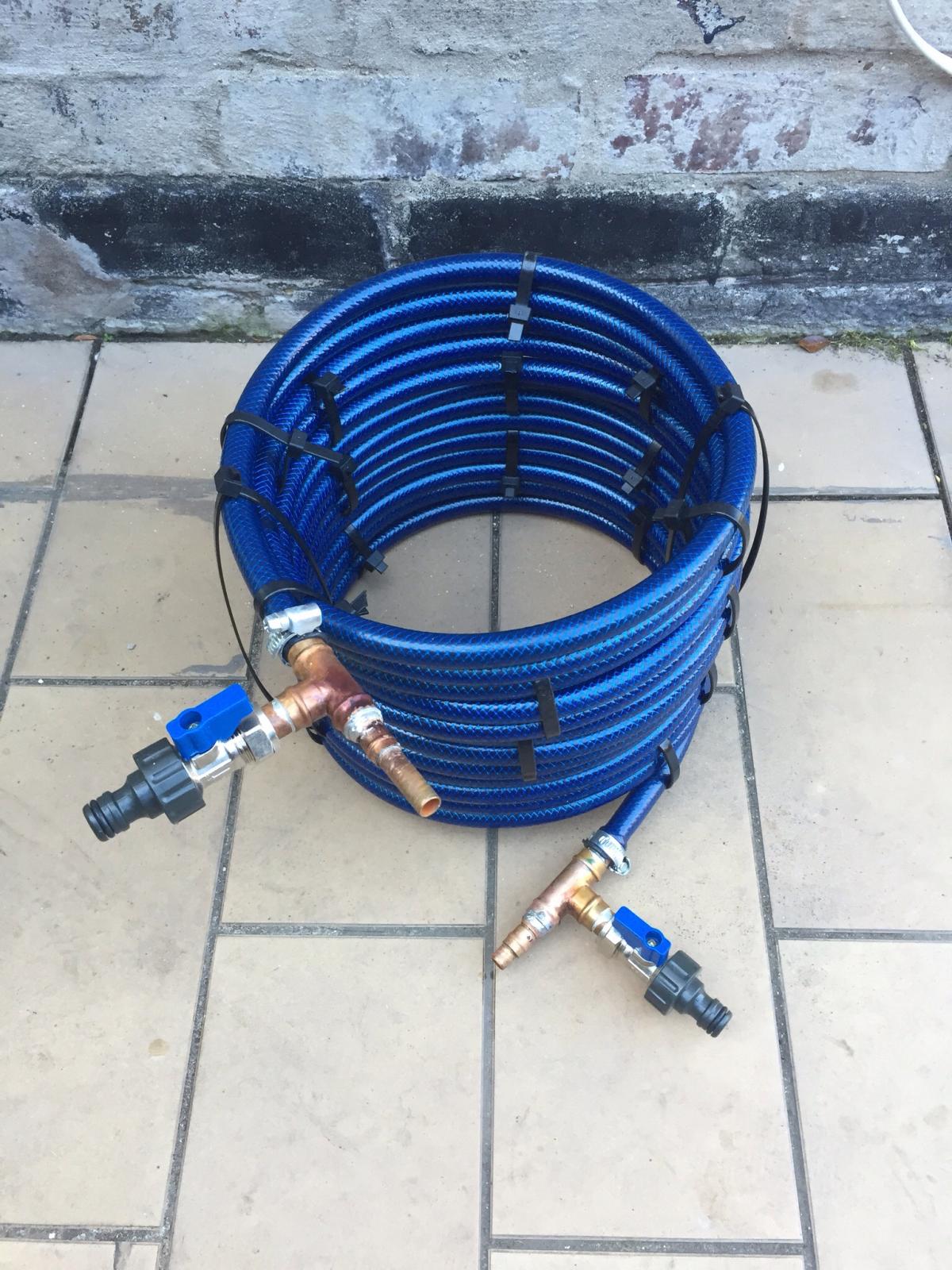 DIY Counterflow Wort Chiller The Homebrew Forum Homebrewing Forums