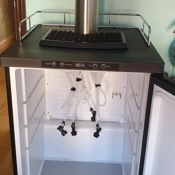 Anyone have a Kegland Kegerator question regarding keg sizes The