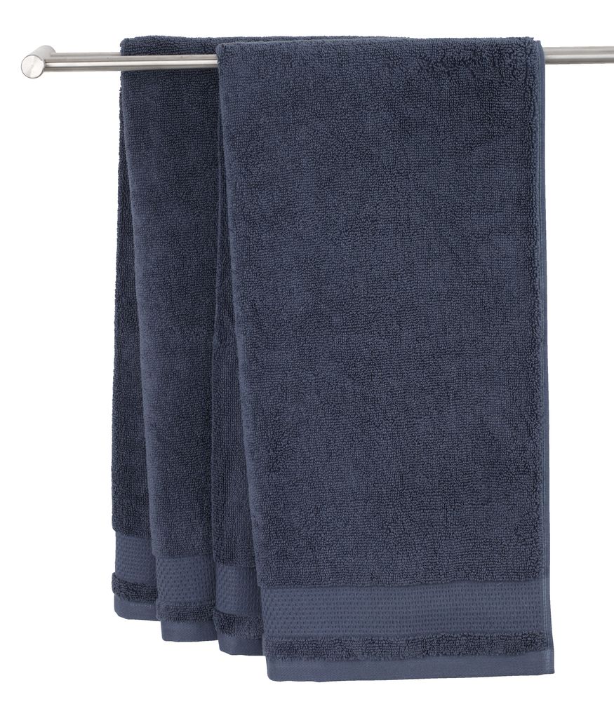 Hand towel NORA 50x100 dark blue JYSK