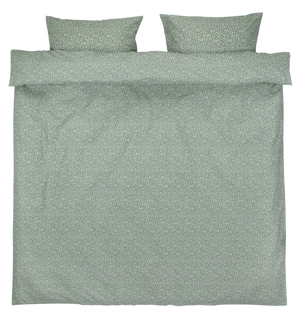 Duvet cover set HANNA Double green JYSK