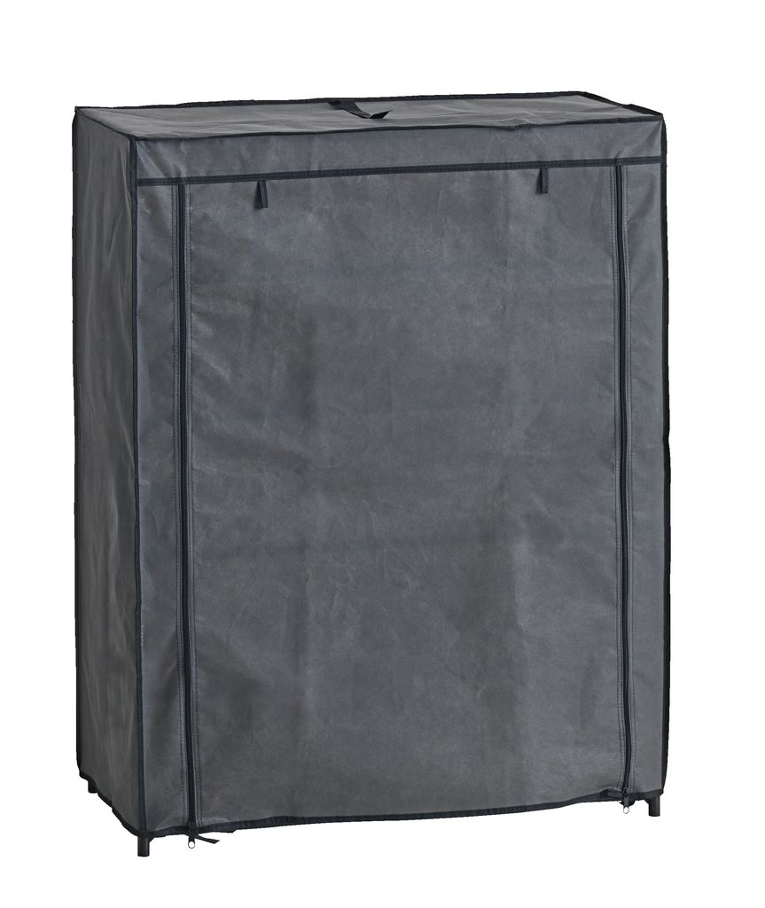 Zapatero DAMHUS 4 estantes gris oscuro JYSK