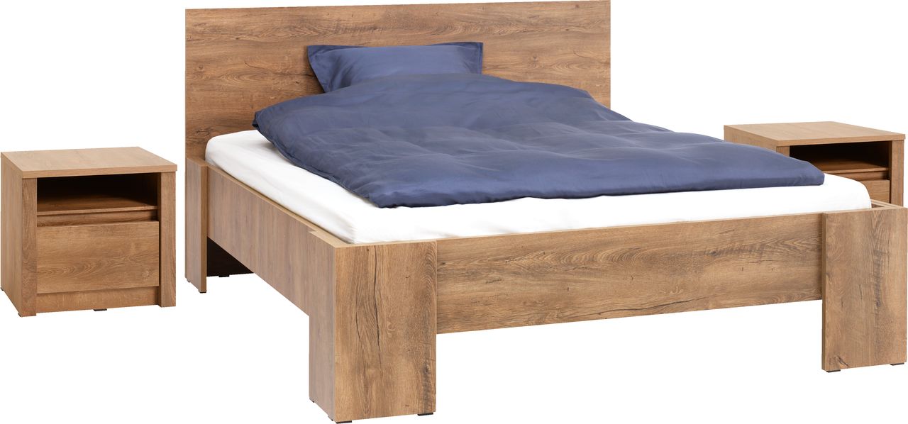 VEDDE Cadru pat 140x200+2 Noptiere JYSK