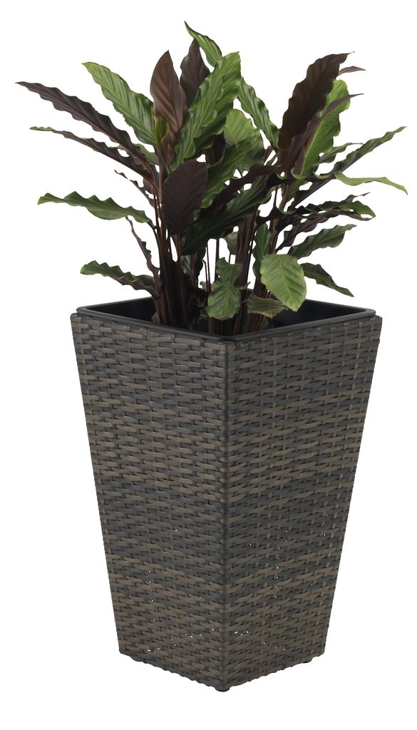 Garden planter BLOMMOR W31xL31xH50 brown JYSK