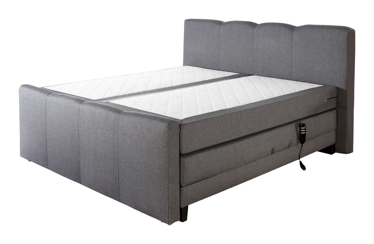 Boxspringbett 140x200 GOLD C120 grau24 JYSK