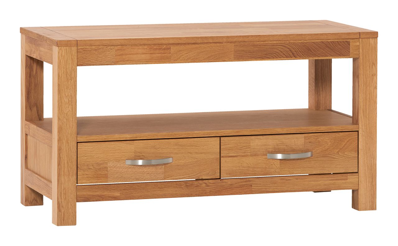 TVBank HAGE 102 cm 2 Schubladen eiche JYSK