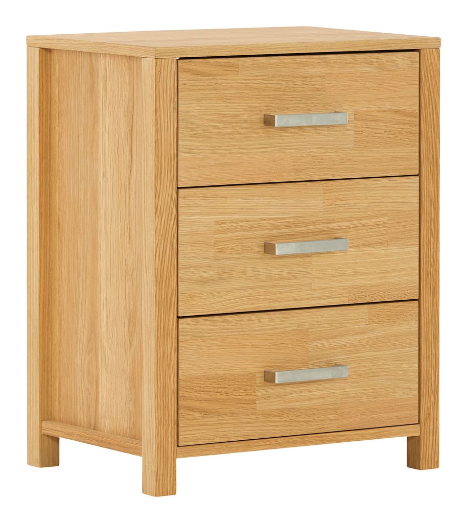 Kommode HUGGET 3 Schubladen Eiche JYSK