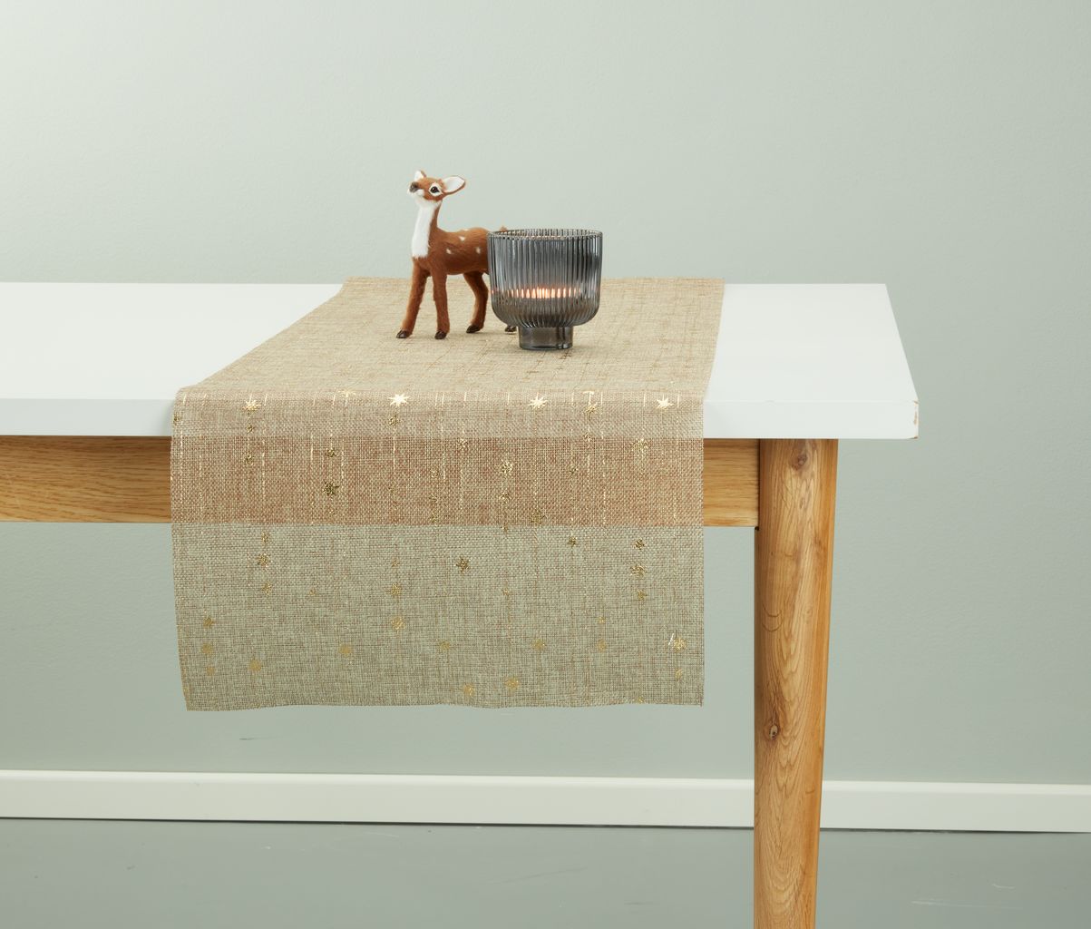 Table runner BURE 35x300 gold JYSK