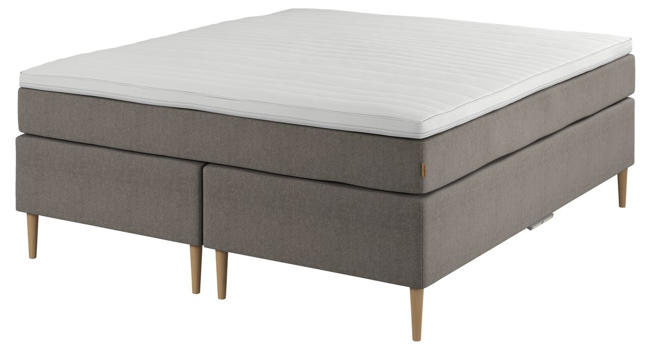Boxspring 180x200 GOLD C110 grijs21 traagschuim JYSK