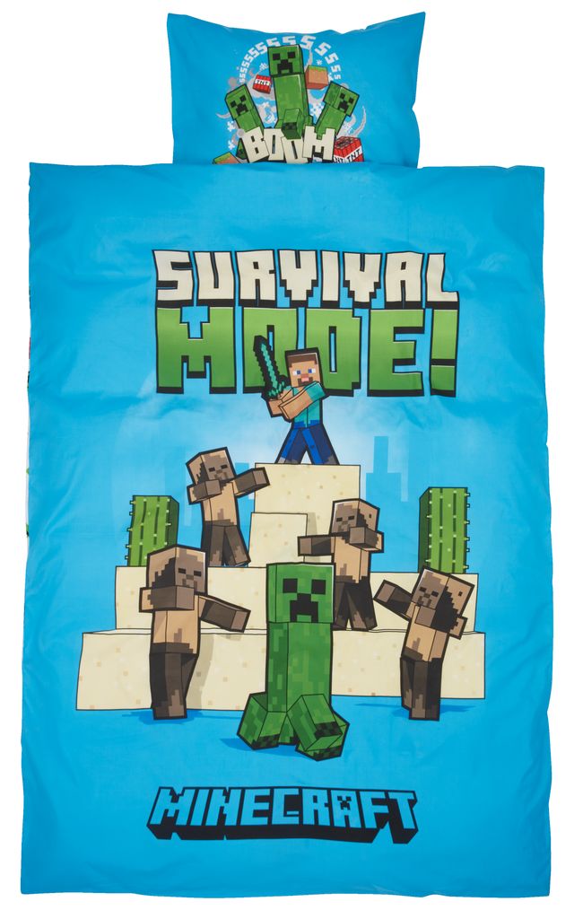Duvet cover set MINECRAFT SGL JYSK