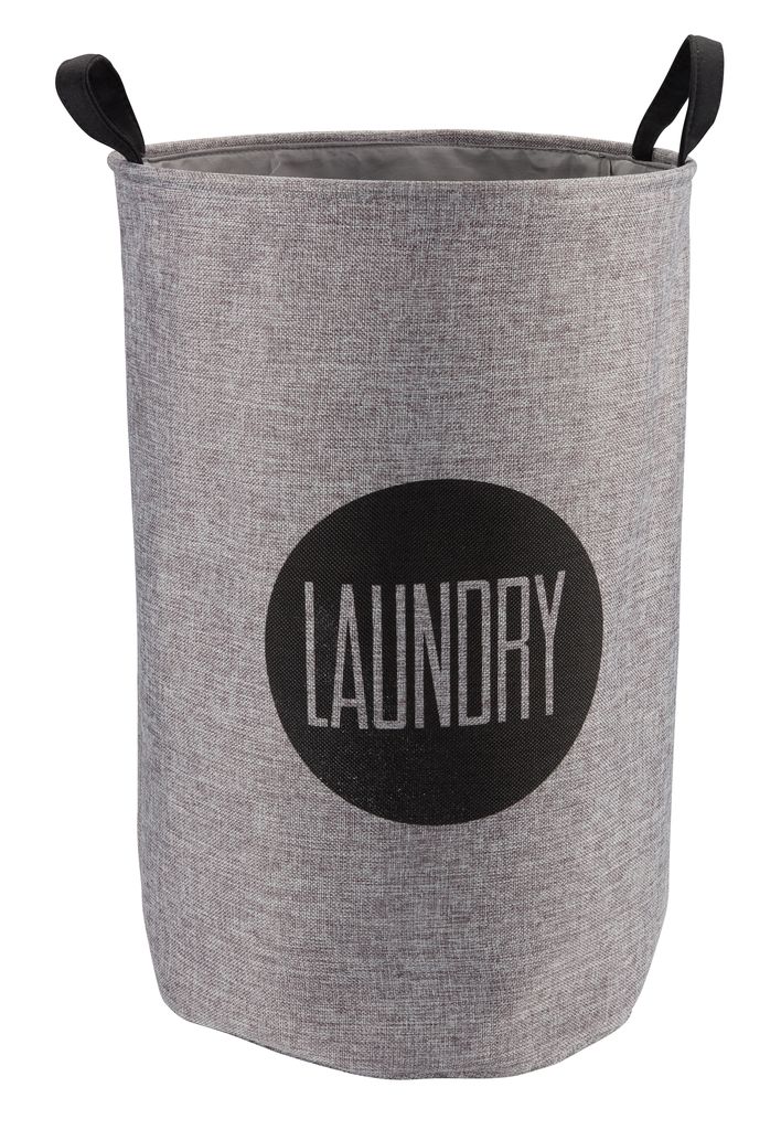 Laundry basket ENAR D39xH58cm grey JYSK