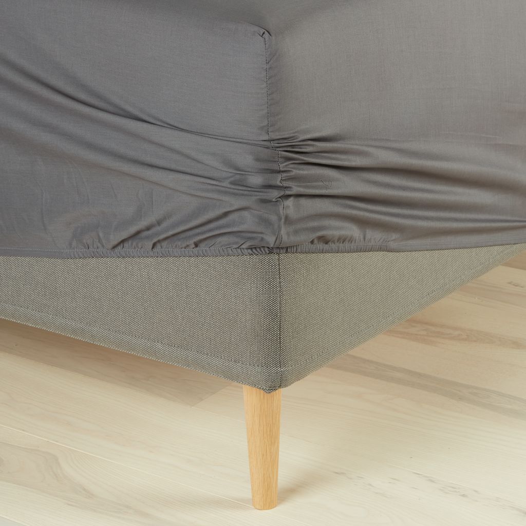 Fitted sheet FRIDA Single grey JYSK