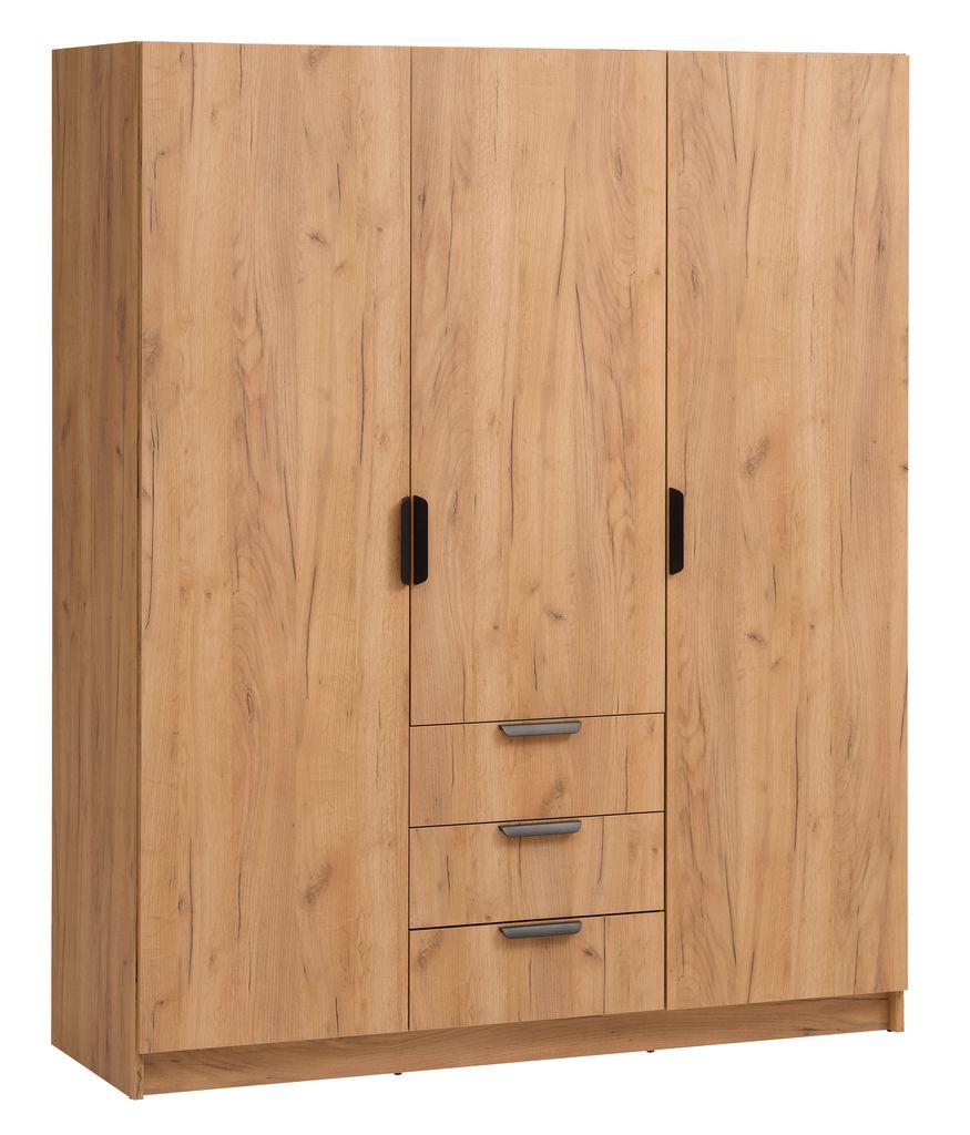 Armoire JENSLEV 145x176 chêne JYSK