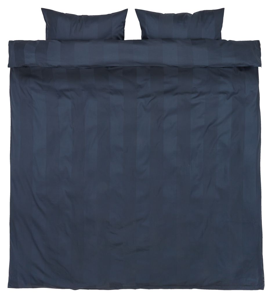 Set posteljine BARBO saten 200x220 tamno plava JYSK