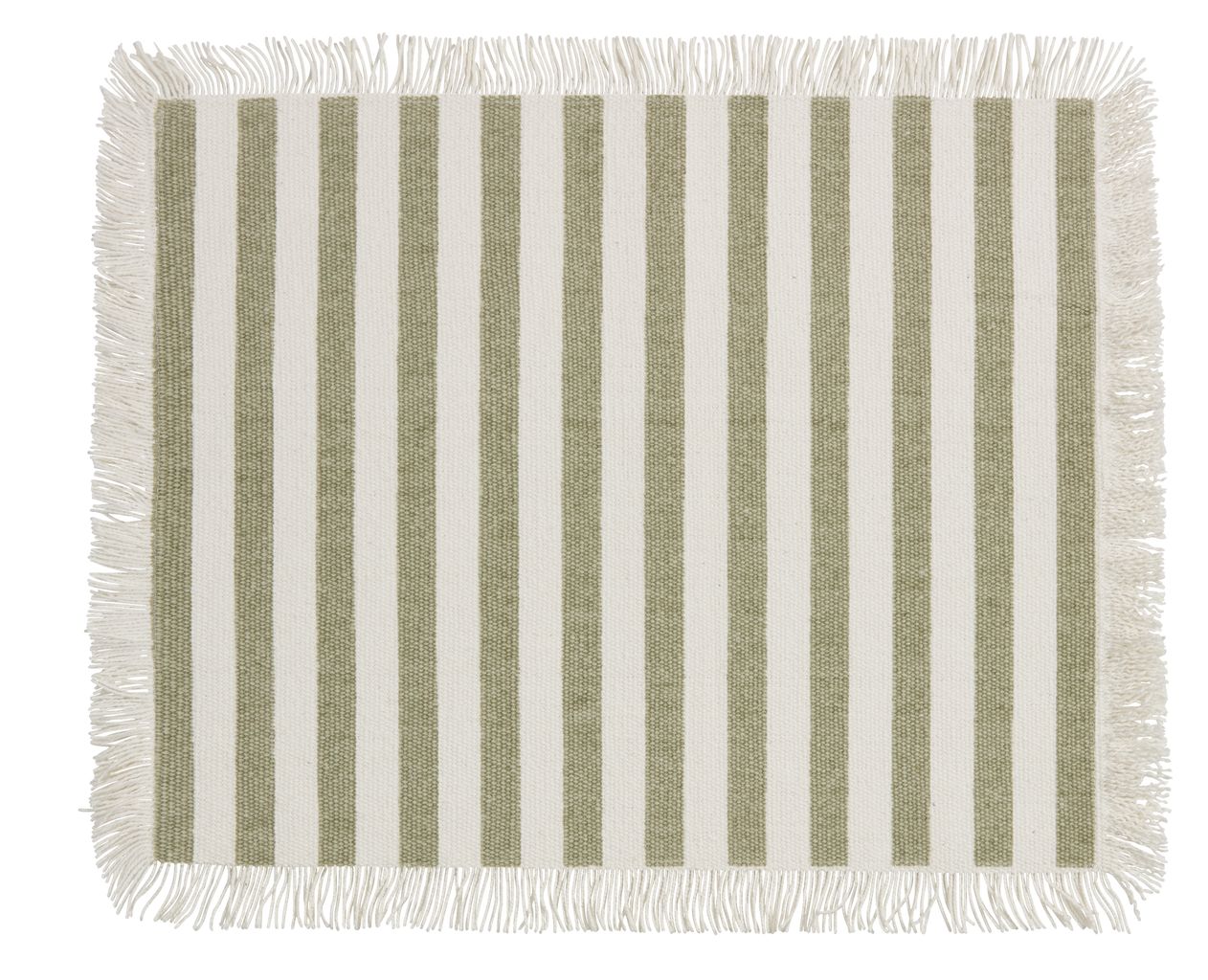 Placemat HICKORY 38x45 wit/groen JYSK