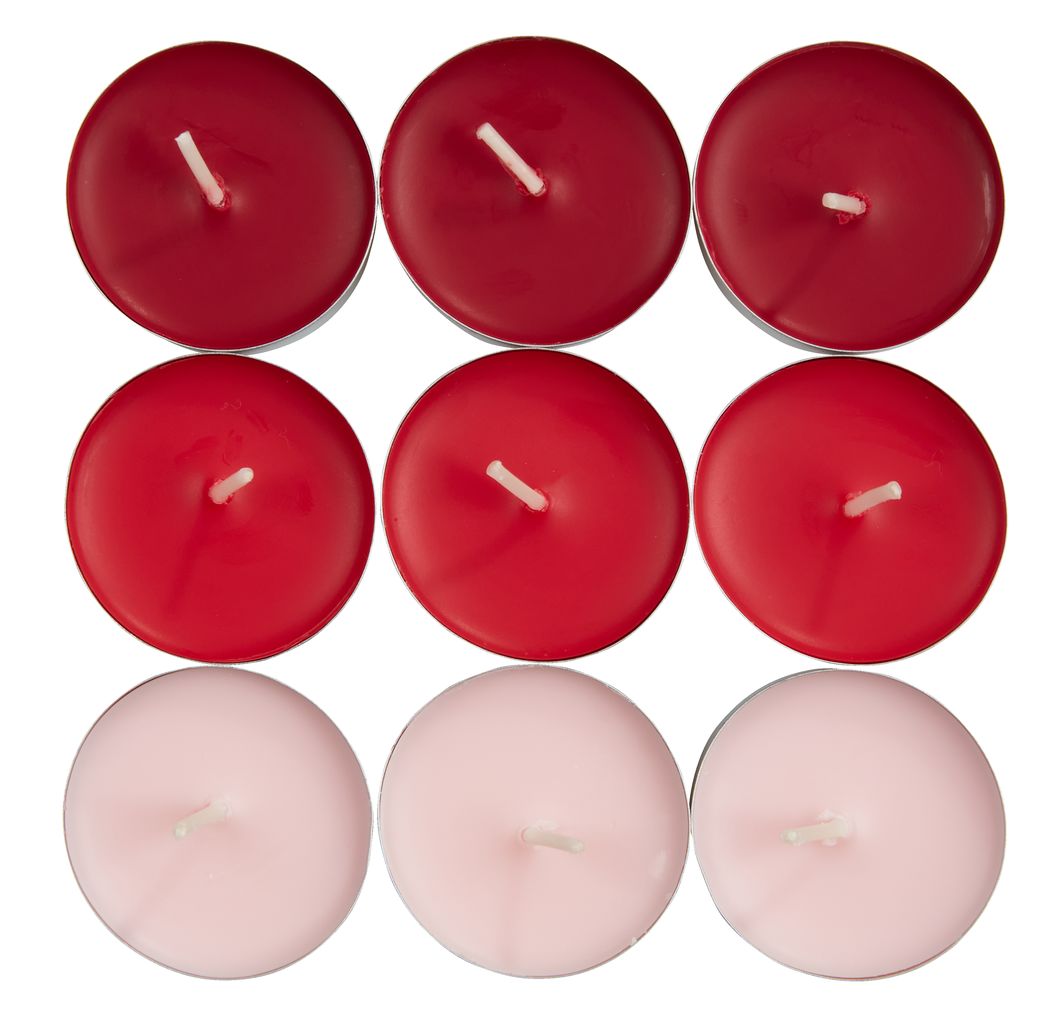 Tealights KENNI pack of 18 strawberry JYSK