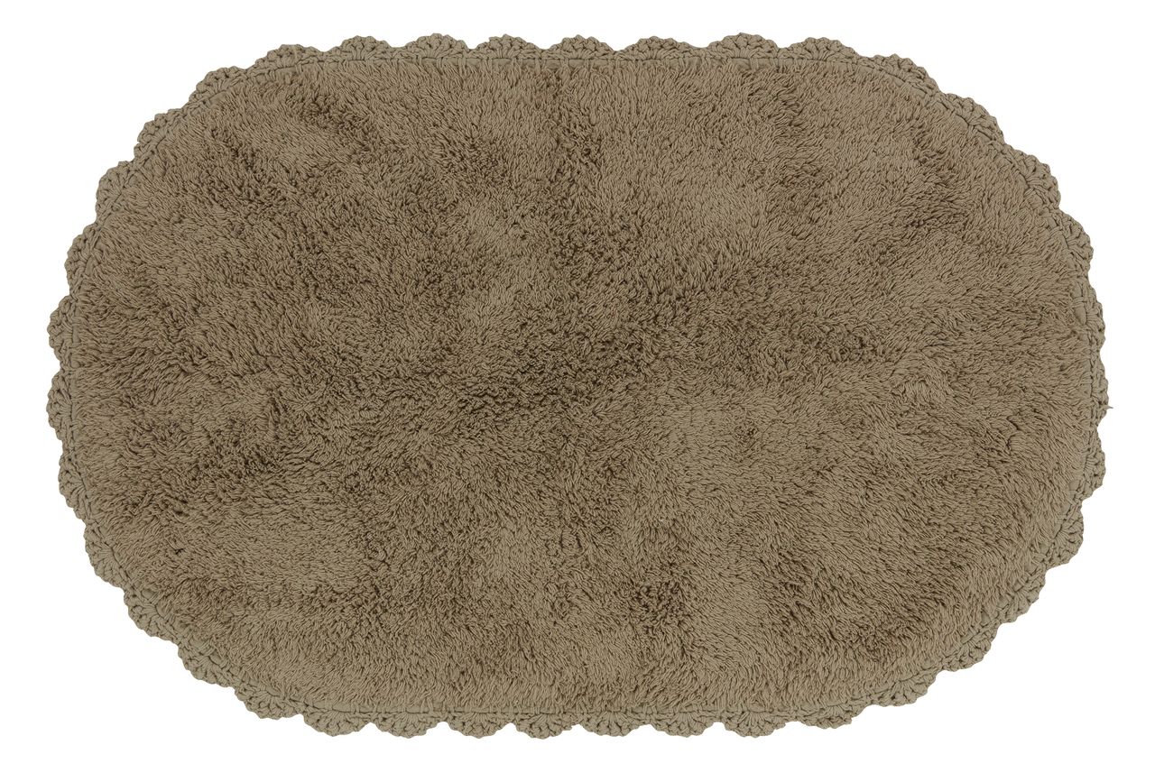 Bath mat SALTVIK 50x80cm khaki cotton JYSK