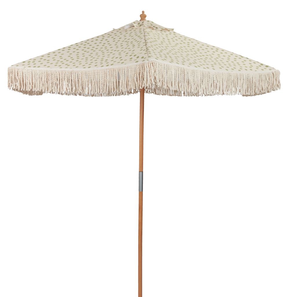 Parasol YPPENBJERG D200 Beige/green dots JYSK