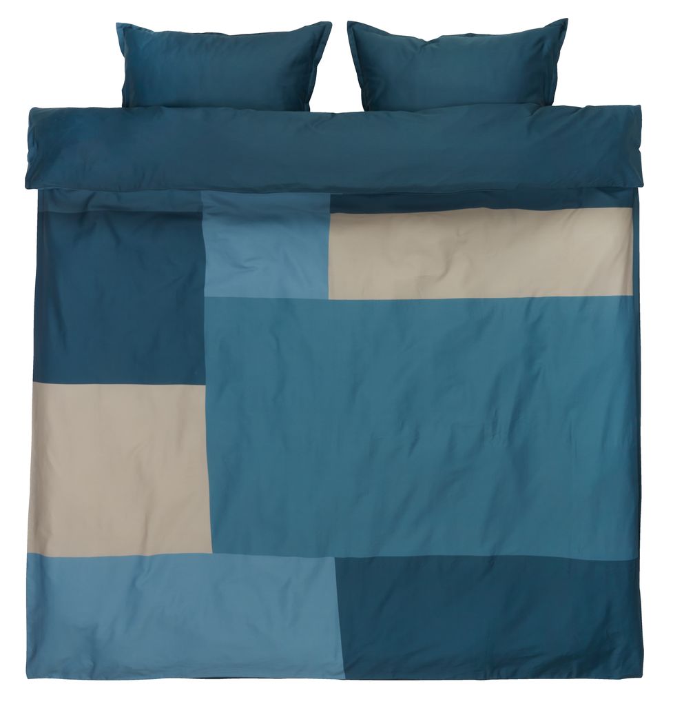 Sateen duvet cover set MARIA King blue JYSK