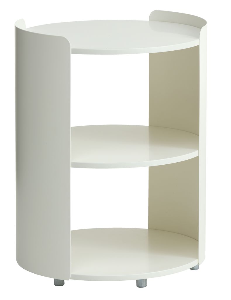 Bedside table BALLING 1 shelf white JYSK