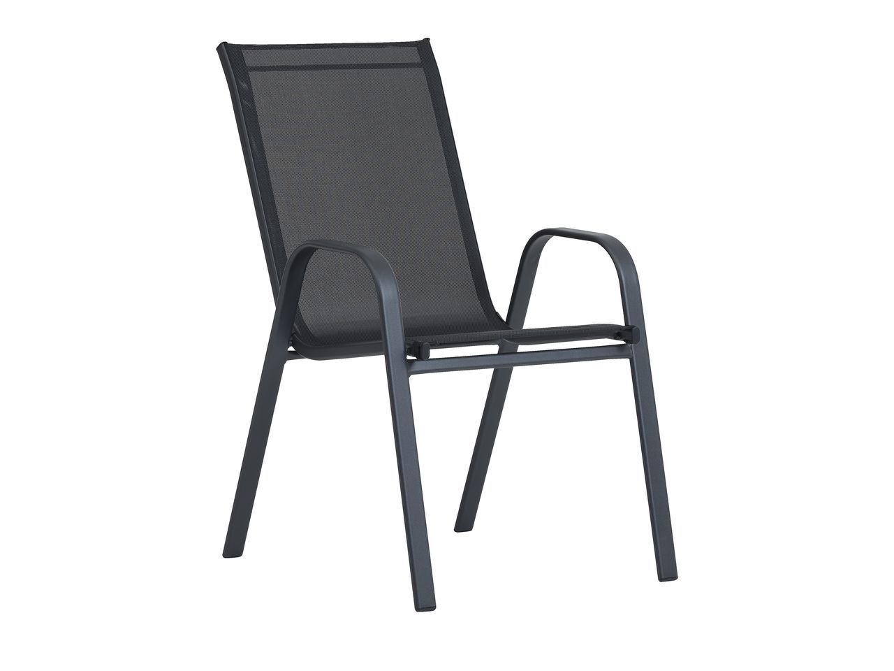 Stacking chair LEKNES black JYSK