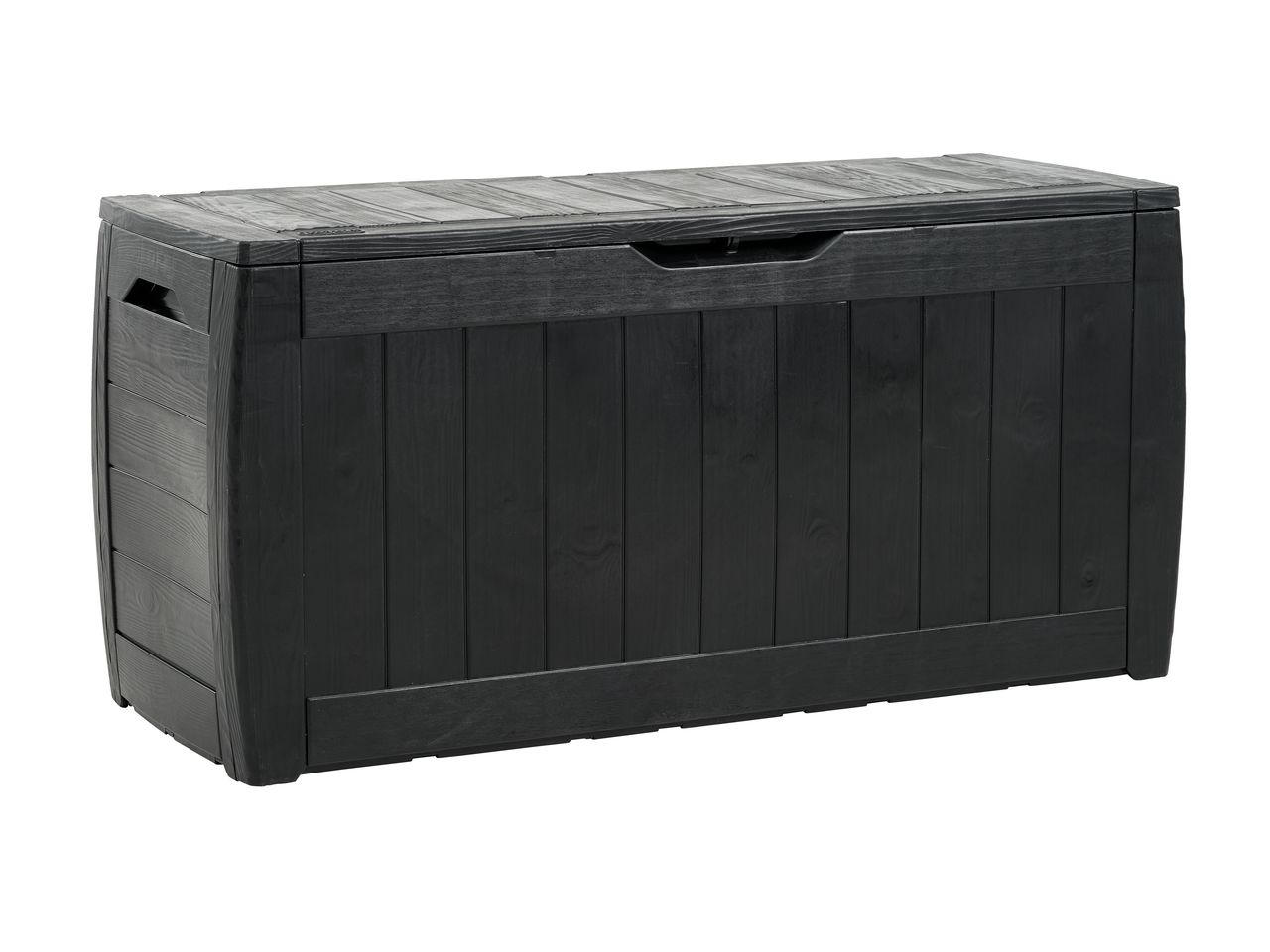 Cushion storage box BISNAP W117xH58xD45 black JYSK