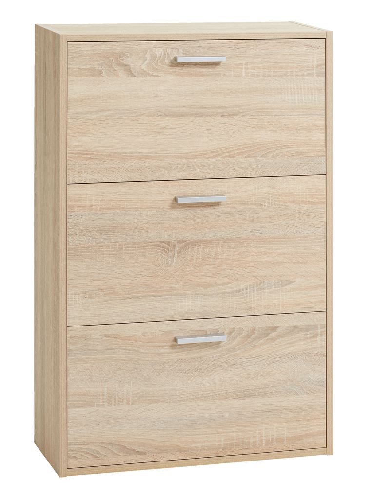 Jysk Skåp Ek Skoskåp BAGENKOP 3 fack ek JYSK