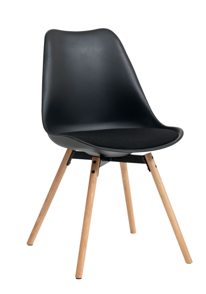 Matstol KASTRUP svart/ek JYSK