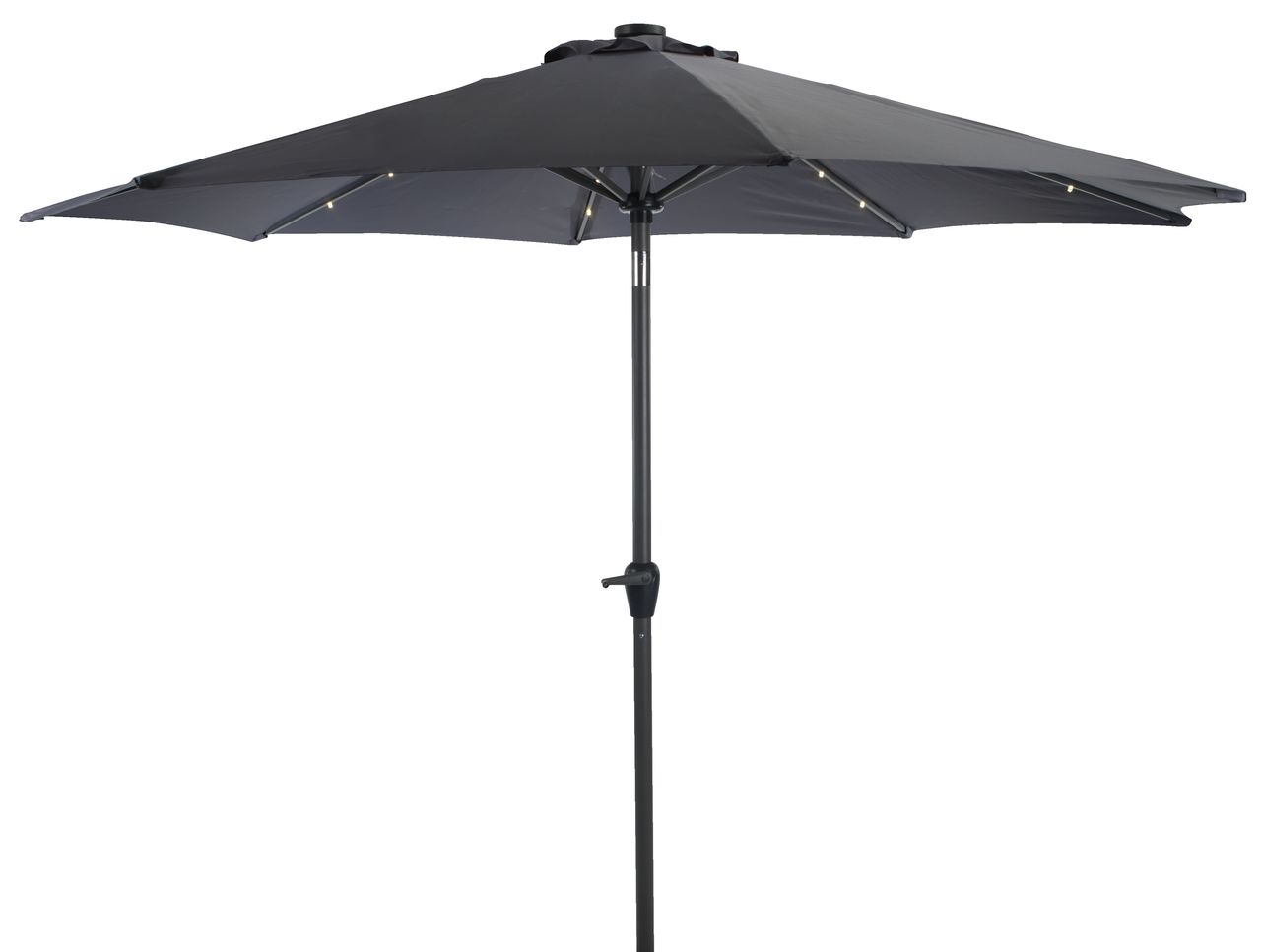 parasoller jysk Market Parasol Askim D300 Led Grey | Jysk